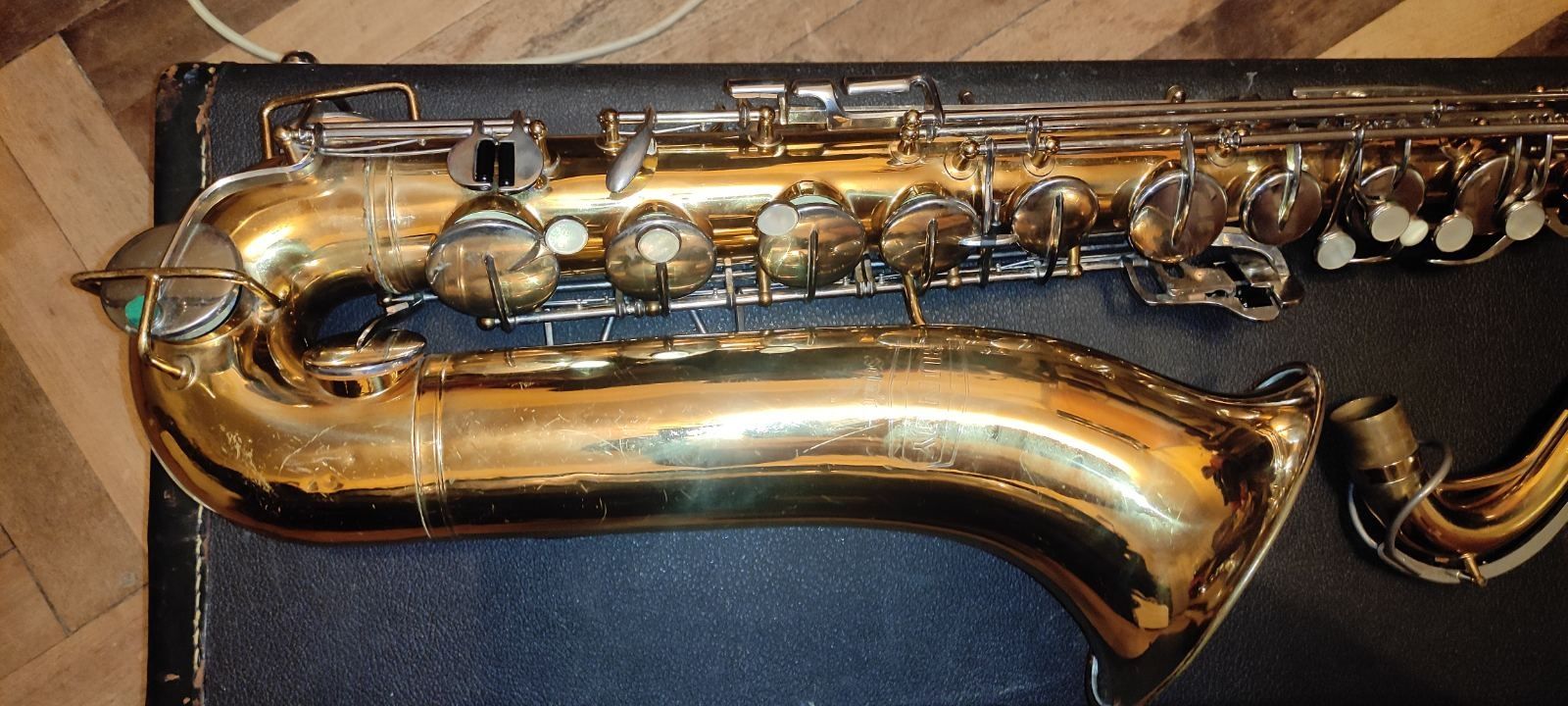 Саксофон тенор Selmer bundy USA + мундштук Viza 7