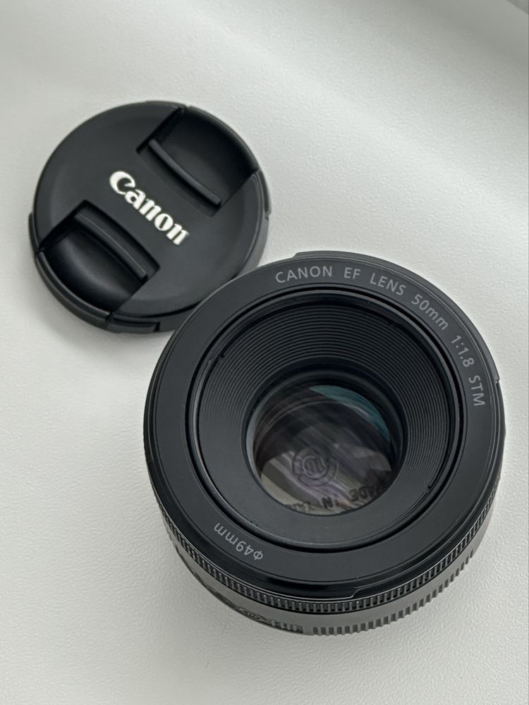 Obiektyw 50 mm 1:1.8 STM Canon