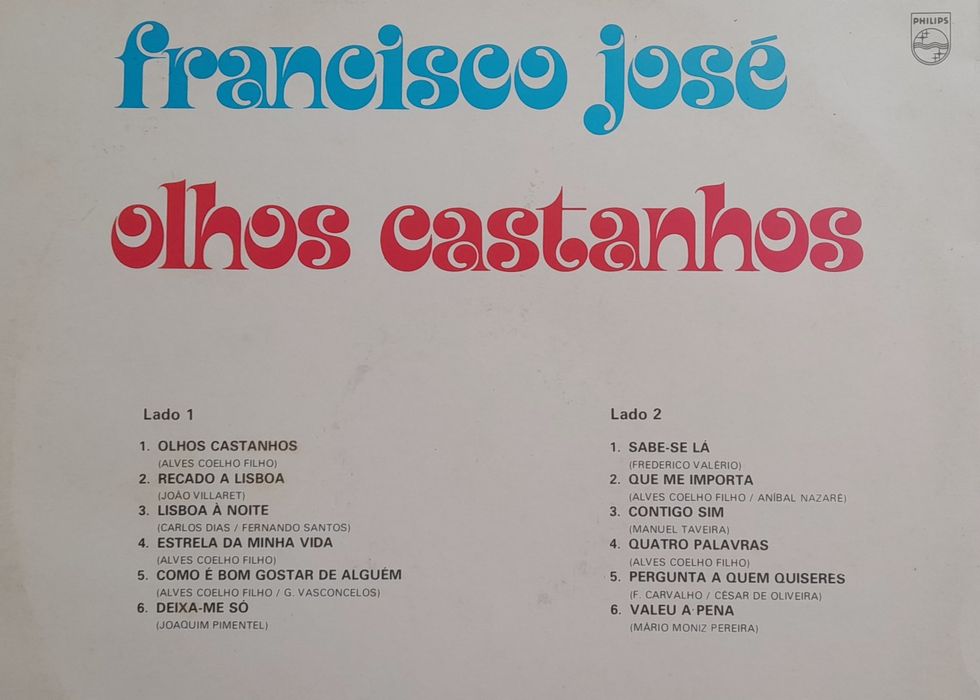 Francisco Jose - olhos castanhos   vinil