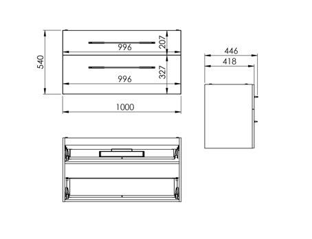 Szafka umywalkowa 100cm + Słupek łazienkowy 30cm biała