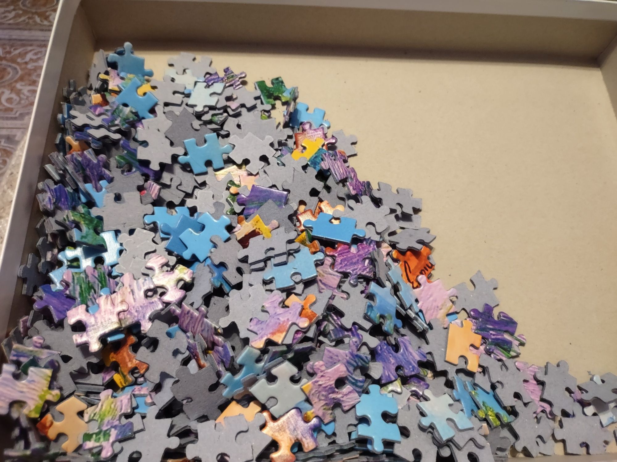 Puzzle jak nowe dla dzieci lawenda krajobraz 500 sztuk