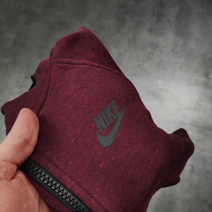 DAMSKA Bluza z Kapturem Rozpinana Hoodie Drill Nike Tech Fleece Logo