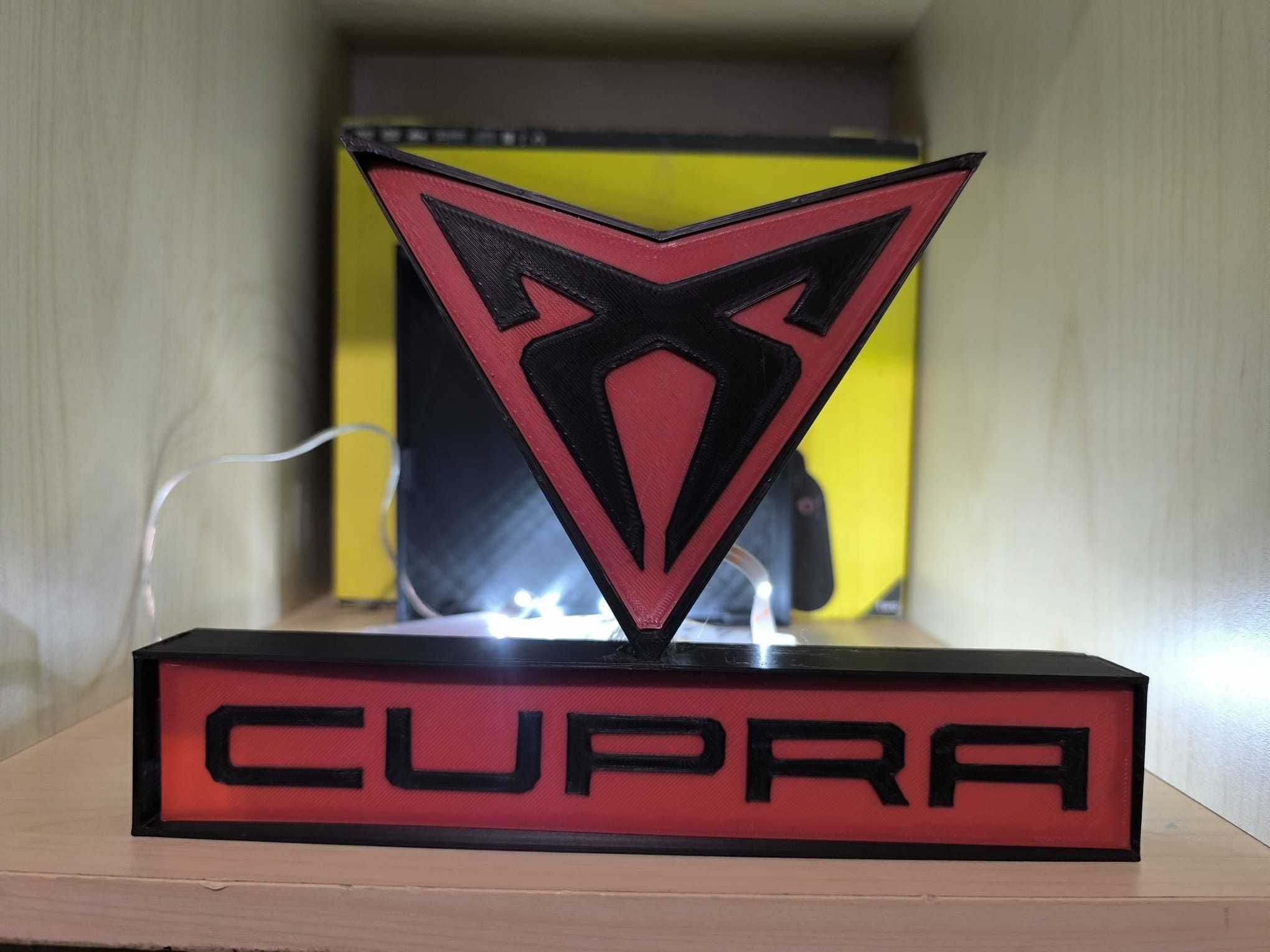 Luminária - Lightbox "Cupra"