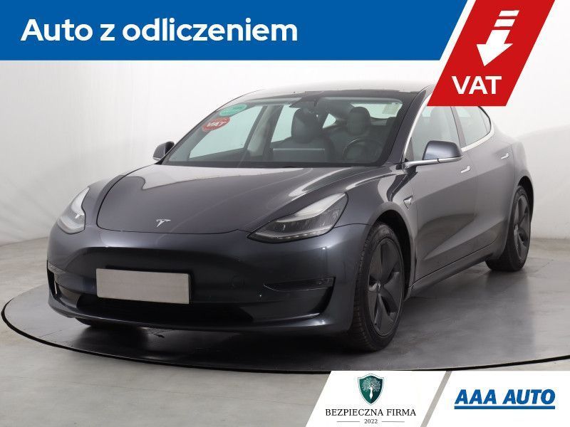 Tesla Model 3 Long Range 4WD 78kWh, SoH 84%, Serwis ASO, Automat, VAT 23%, Skóra,
