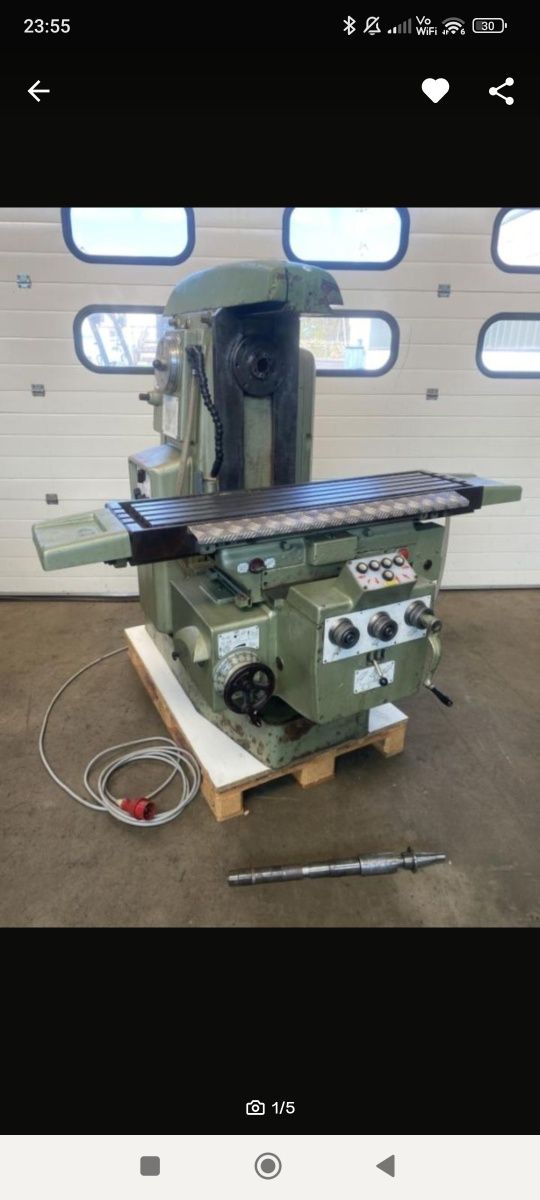 Frezarka WMW HECKERT FW 250x1000