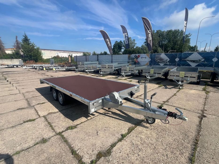 Martz GT Plateau 400 S / 2700KG  OKAZJA powystawowa laweta rocznik 2023 nieużywana 4,0x2,0m DMC 2700kg