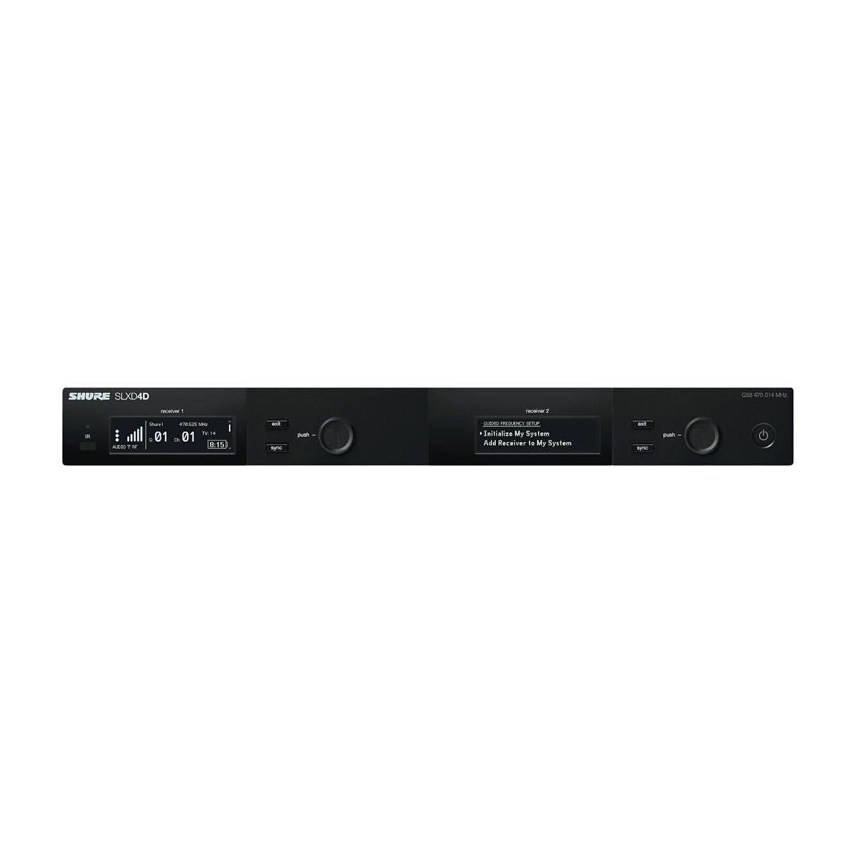 SHURE SLXD24DE/B58-G59 zestaw 470-514Mhz podwójny zestaw