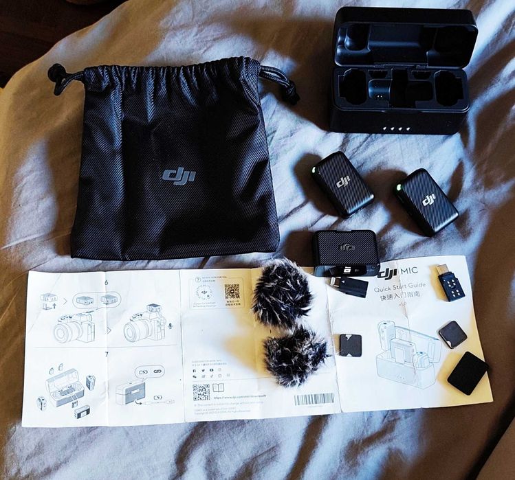 Micros "DJI Mic" pour réaliser tes Vidéos youtube , Instagram et Titok