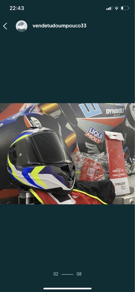 Capacete ls2 NOVO