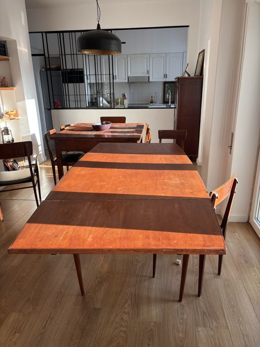 Mesa vintage extensível