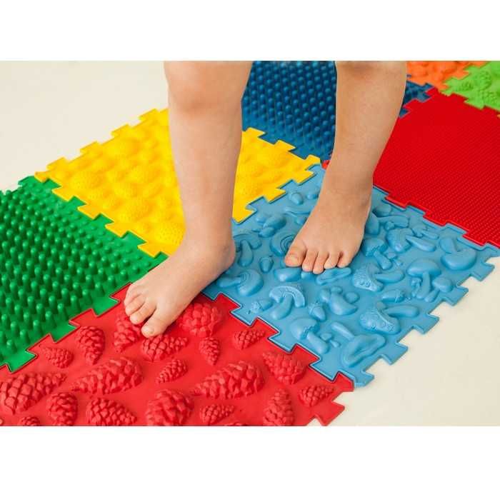 Ортопедичні масажні килимки "Пазли Мікс" Килим масажний для дітей