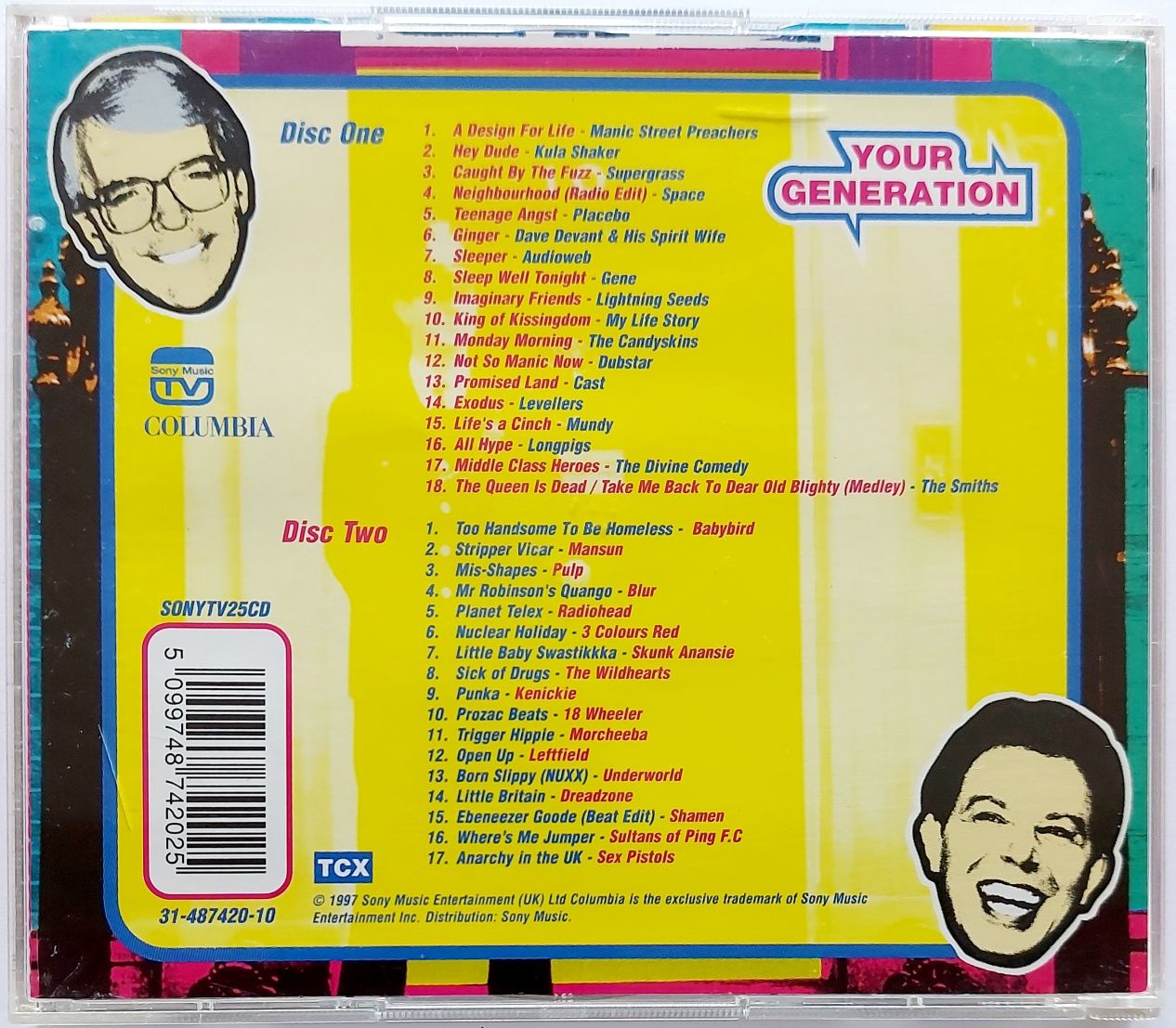 Your Generation 10 2CD 1997r Manic Street Preachers Morcheeba Blur