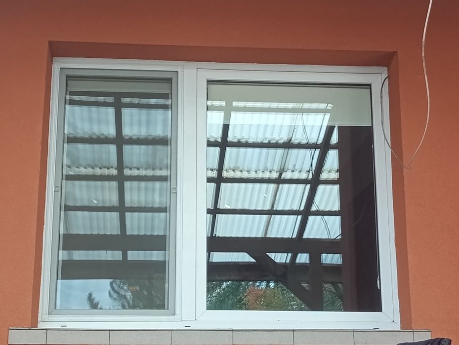 Okno pcv. Białe  153×195