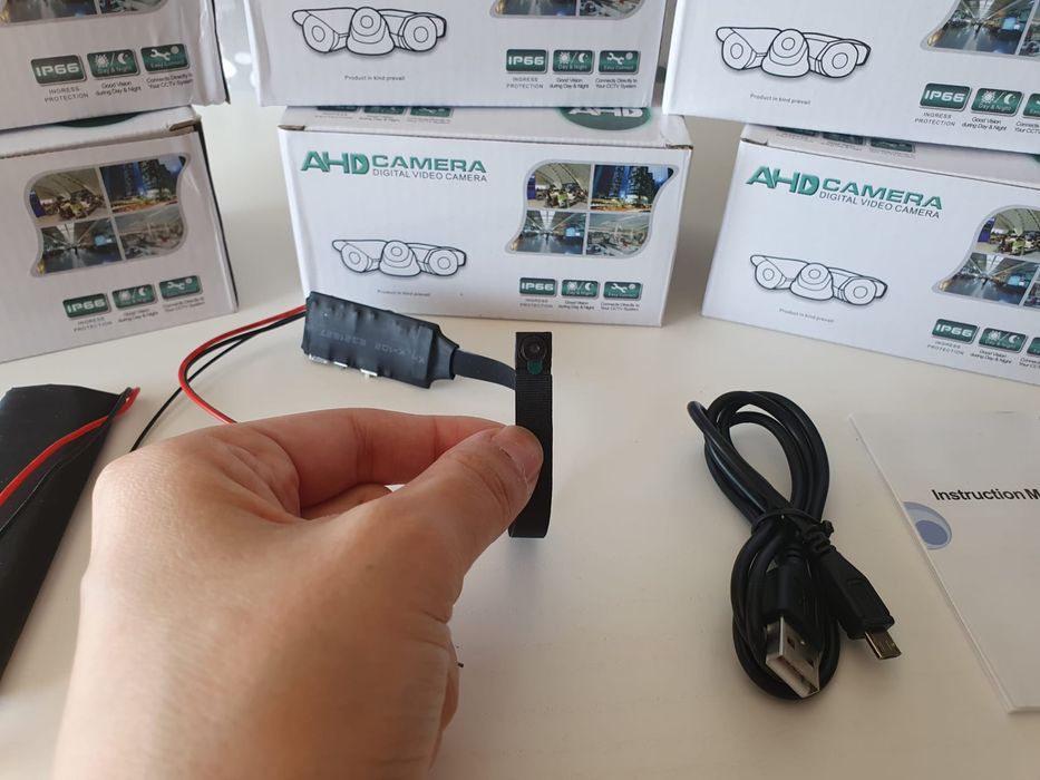 (NOVO) MICRO CÂMERA Espiã 1080P HD 8Horas Autonomia - App Tempo Real