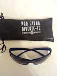 Oculos azul escuro sun planet com capa Fanta