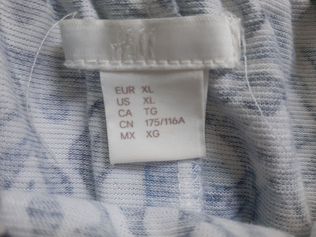 Sukienka H&M- wakacyjny, hiszpański dekolt XL/XXL, stan idealny