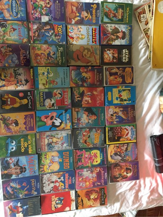 30 cassetes VHS Disney