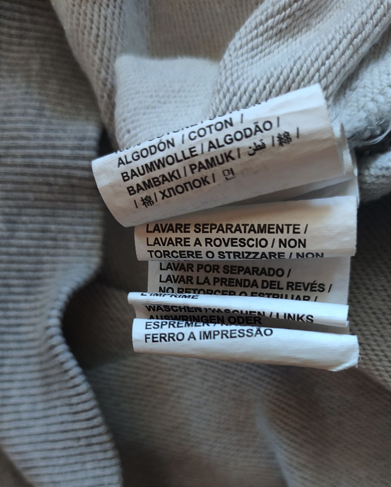 Moschino szara bluza z kapturem XL
