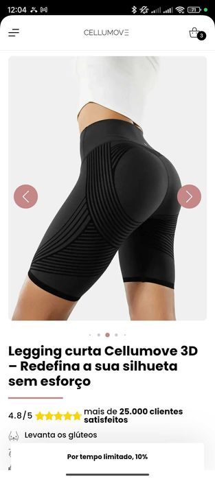 Calção ajuda eliminar celulite