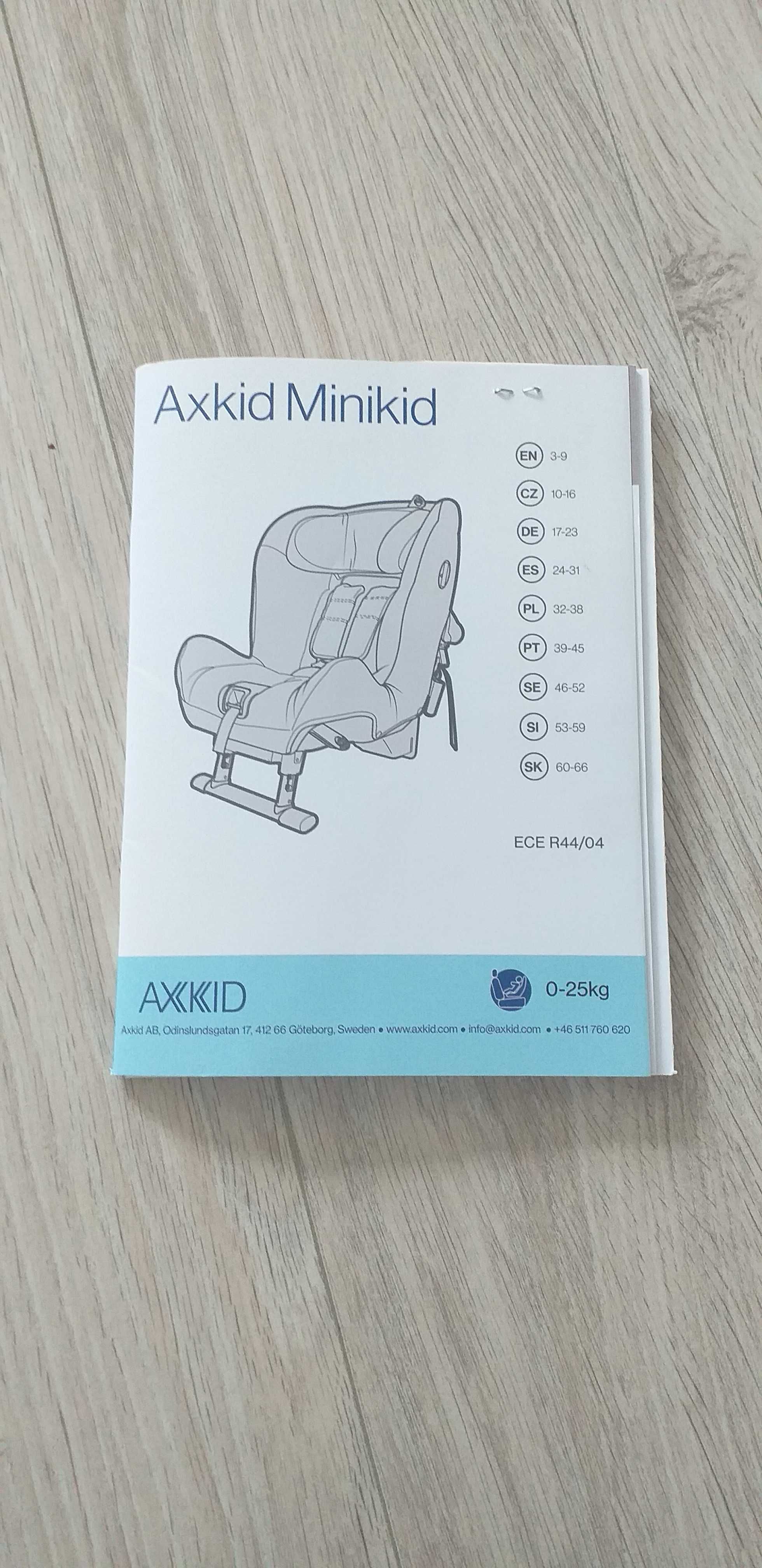 Fotelik Axkid Minikid 0-25kg,do jazdy tyłem