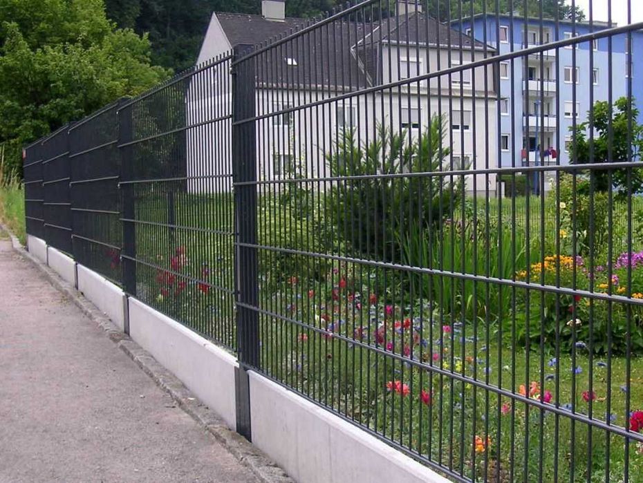 Ogrodzenie Panelowe TANIO ZESTAWY panel 3D słupek obejmy KOMPLET