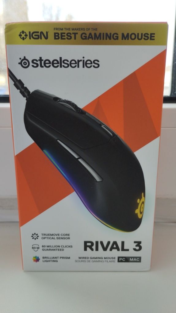 Нова мишка SteelSeries Rival 3 (62513)