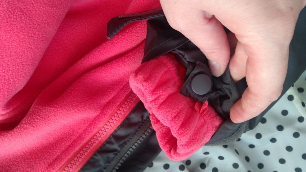 Kurtka sportowa z polarem, na każdą pogodę 3 w 1, r. 40/42