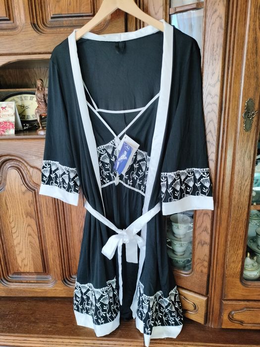 Komplet damski koszulka nocna  z podomka