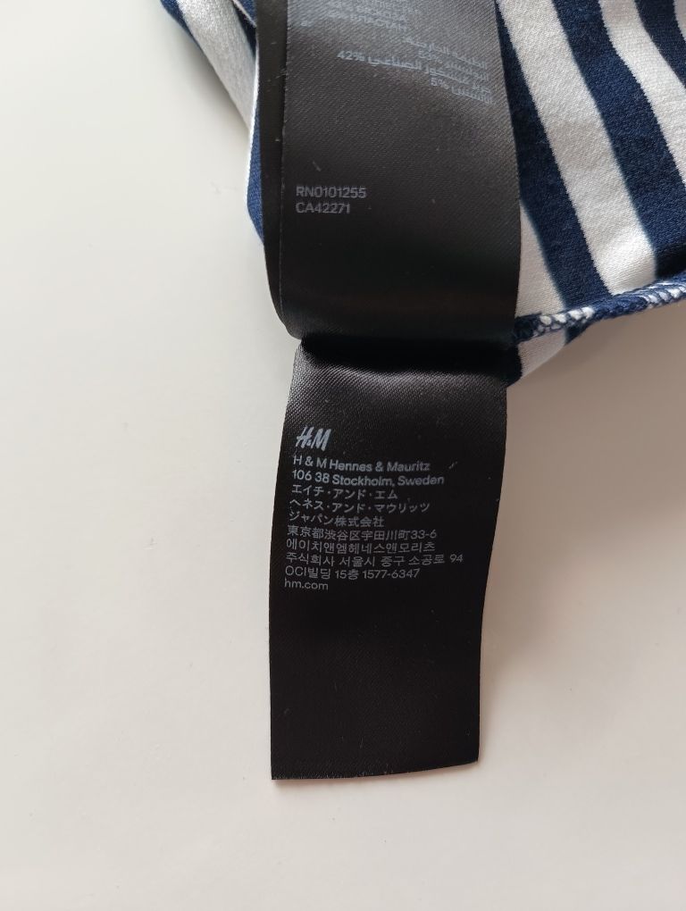 Sukienka mini baskinka s h&m