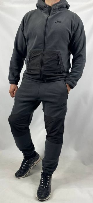 Мужской зимний спортивный костюм Nike флисовый