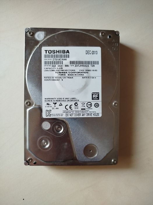 Жорсткий диск Toshiba 3Tb