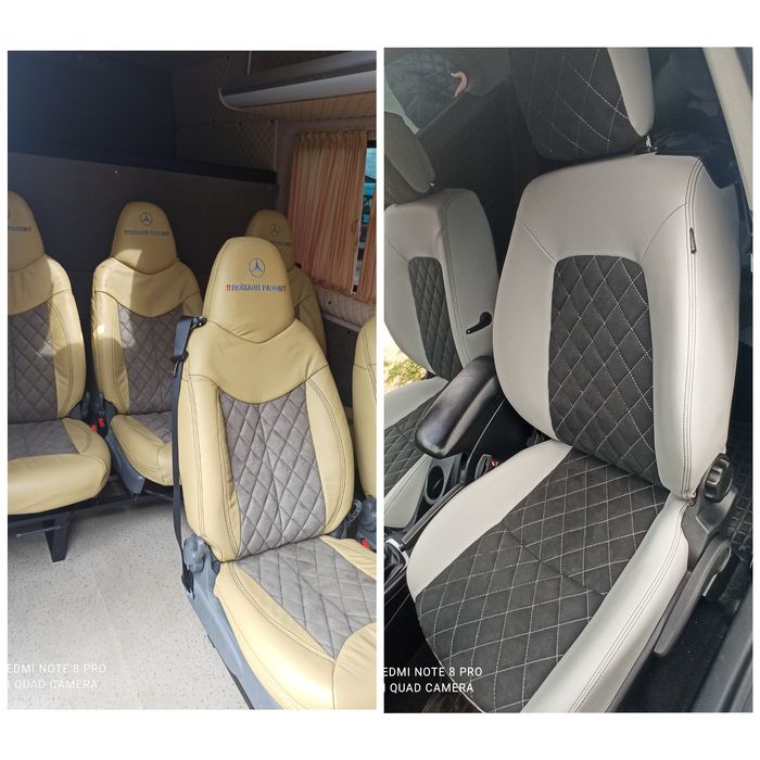 Перетяжка автомобільних сидінь, салонів