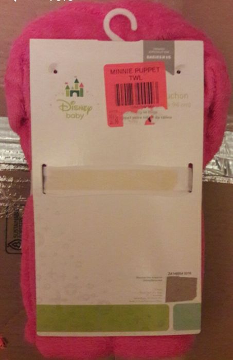 Махровое полотенце с капюшоном Минни Маус Disney оригинал