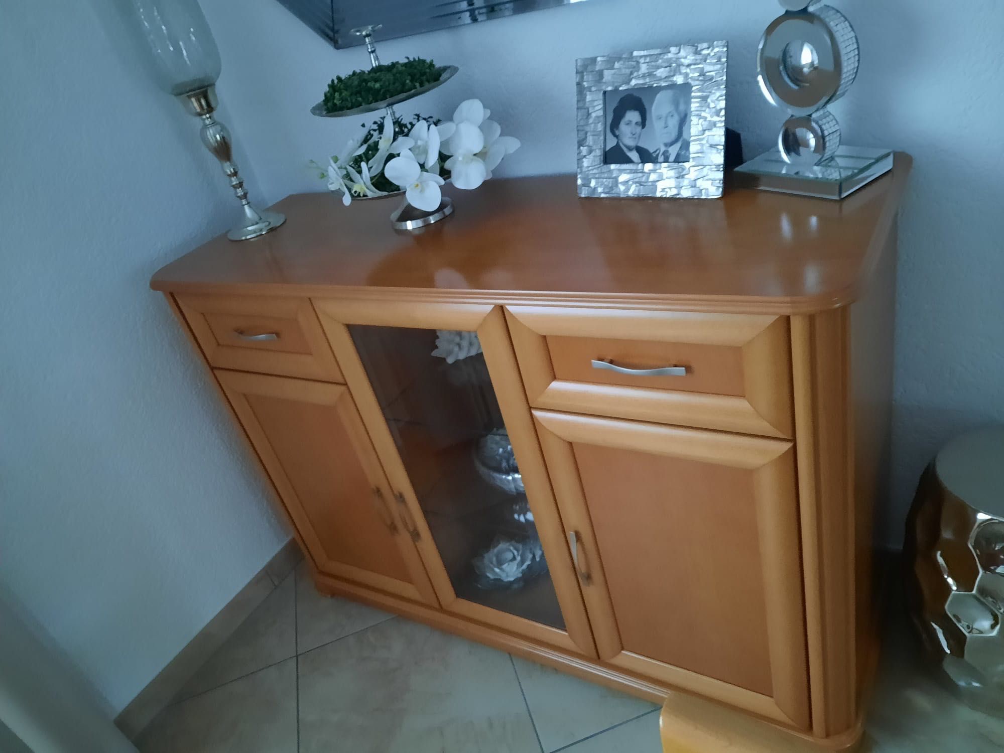 Zestaw mebli do salonu, okleina naturalna