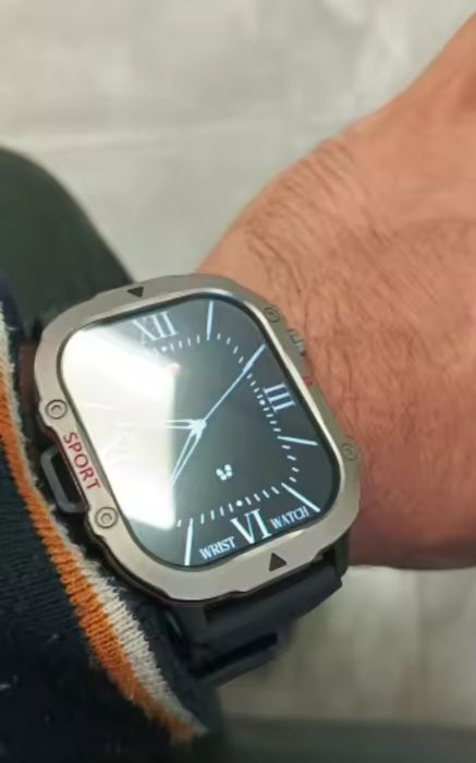 Смарт часы тактические c GPS. Compass. 500mAh. AMOLED.