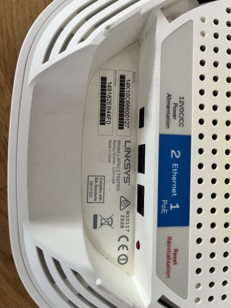 Linksys Access Point Pro AP WiFi 5 A/B/G/N/AC 1750PRO