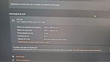 Ecrã marca hp preto 60 Hz
