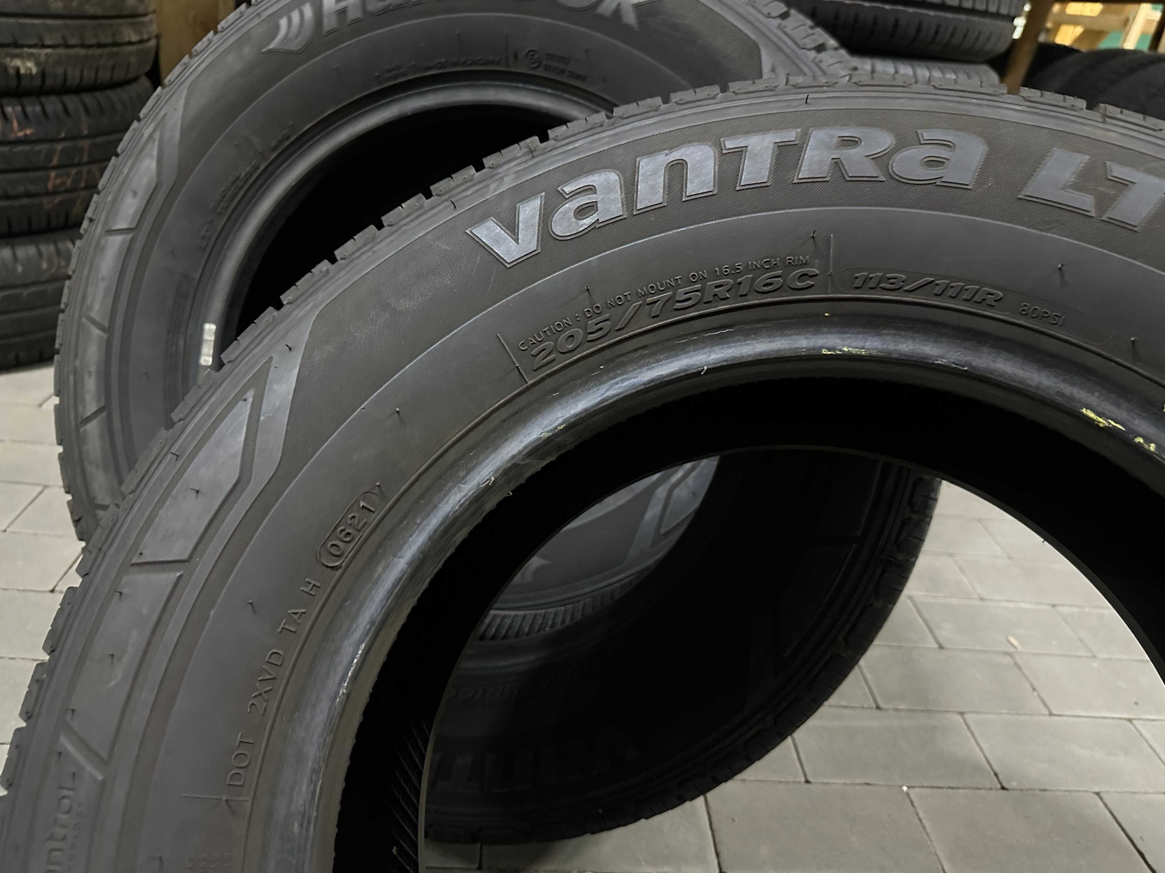 Літні шини 205/75R16C Hankook Vantra LT (7-7.5mm) 22,21роки