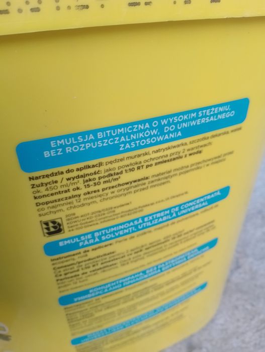 Podkład bitumiczny izolacja masa izolacyjna Weber 30l