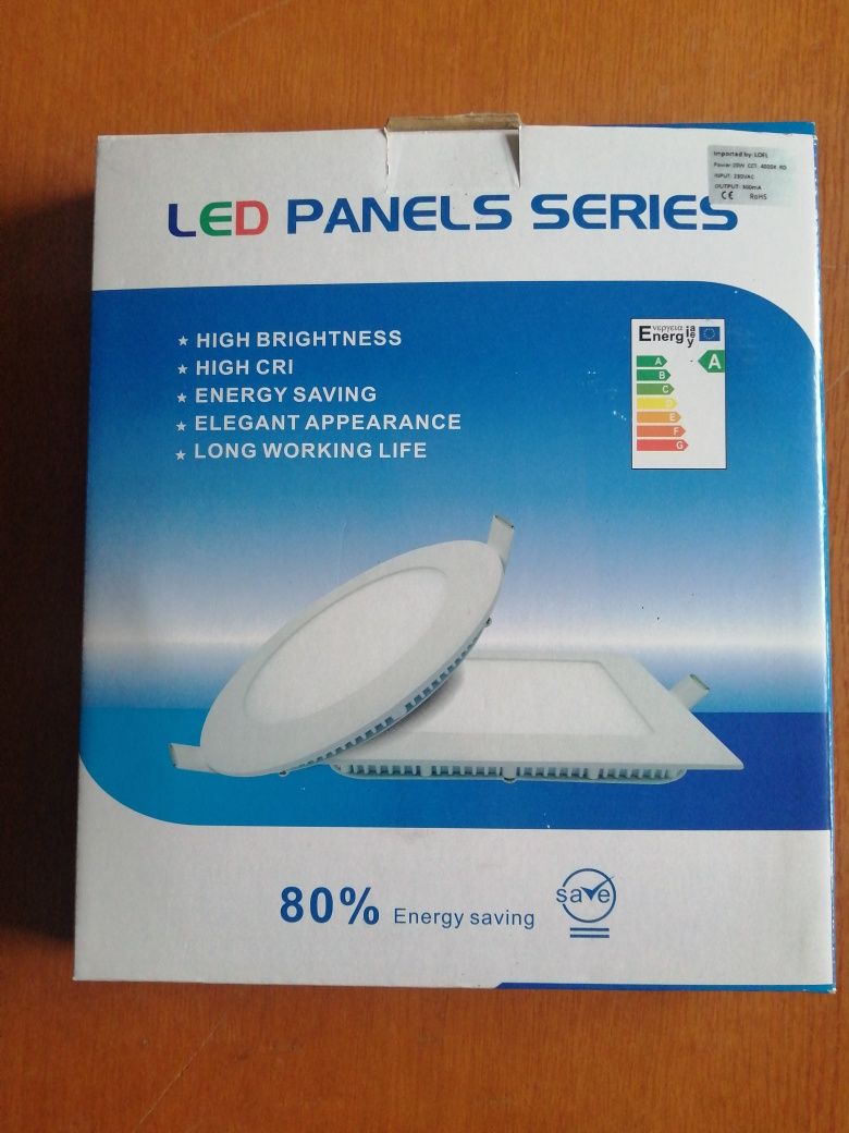 Aplique LED 20W 23cm encastrar pladur