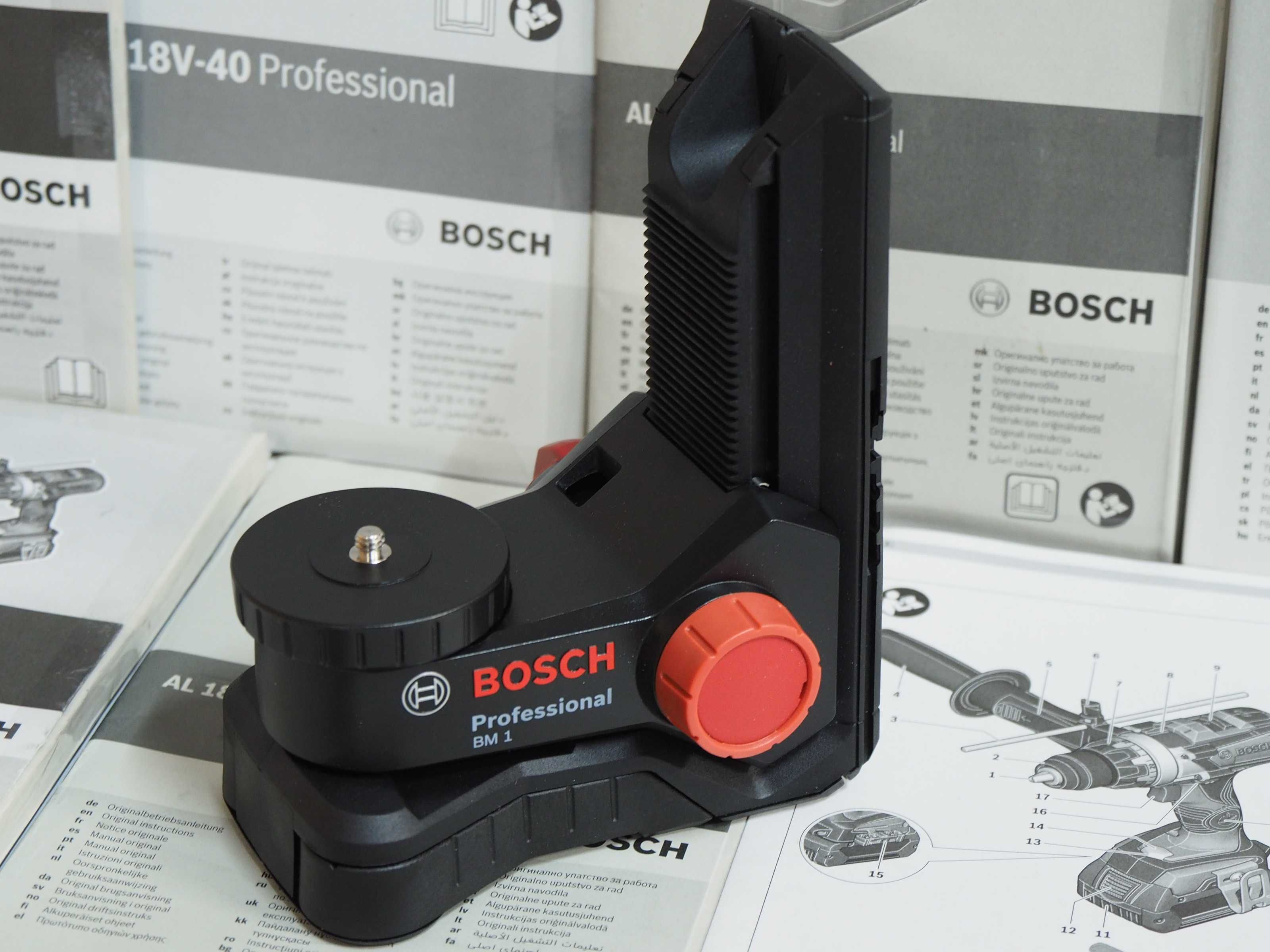 BOSCH BM 1 uchwyt stojak do laser niwelator GLL GPL scienny