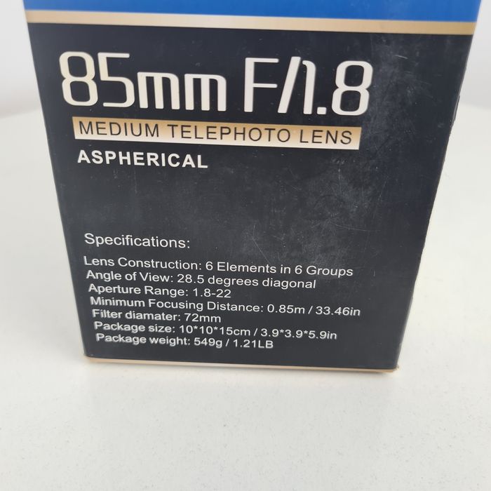 Лінза об'єктив до Canon 85mm EO5