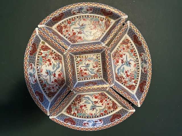 Obrotowa taca -5 elementów ceramicznych