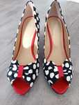 Sapatos salto alto "pin up girl" tamanho 40
