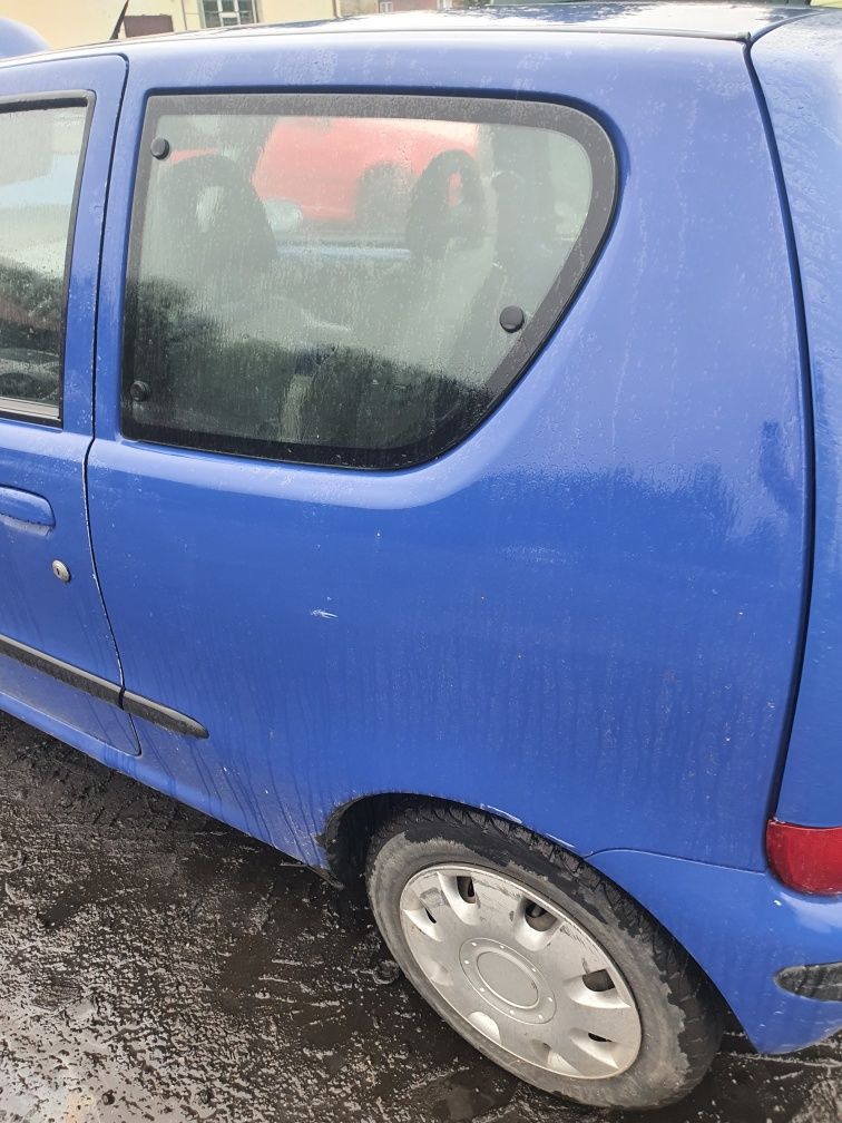 Szyby boczne uchylne komplet Fiat Seicento
