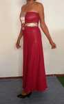 Vestido vermelho longo