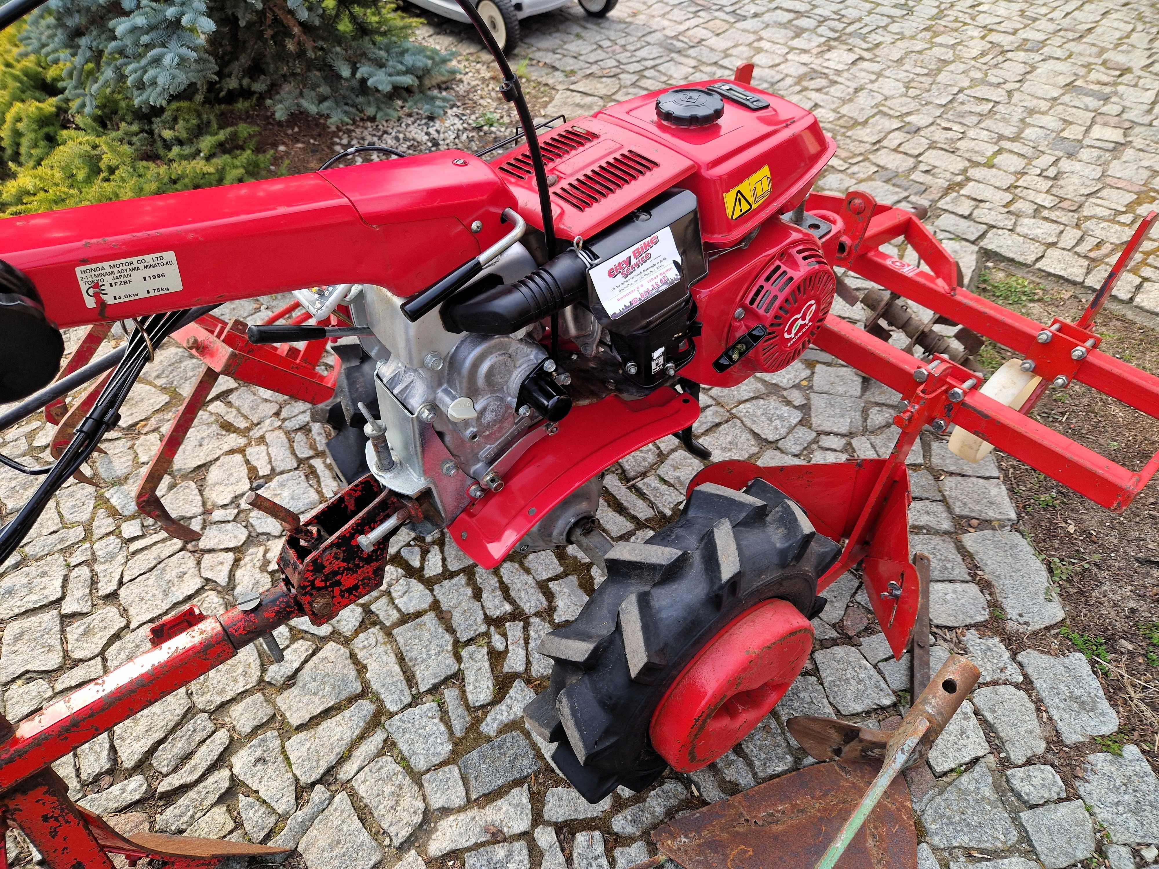 Dzik traktorek jednoosiowy ciągniczek HONDA F560  glebogryzarka pług!