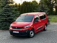 Peugeot Partner  BEZWYPADKOWY | Automat | FV23% | Czuj. park. | 2xDRZWI PRZESUWNE | ASO