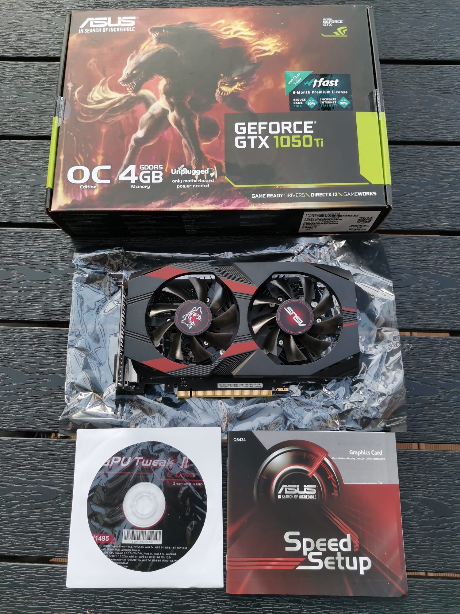Karta grafiki Asus Geforce GTX 1050 Ti 4 GB GDDR5 Cerberus OC
