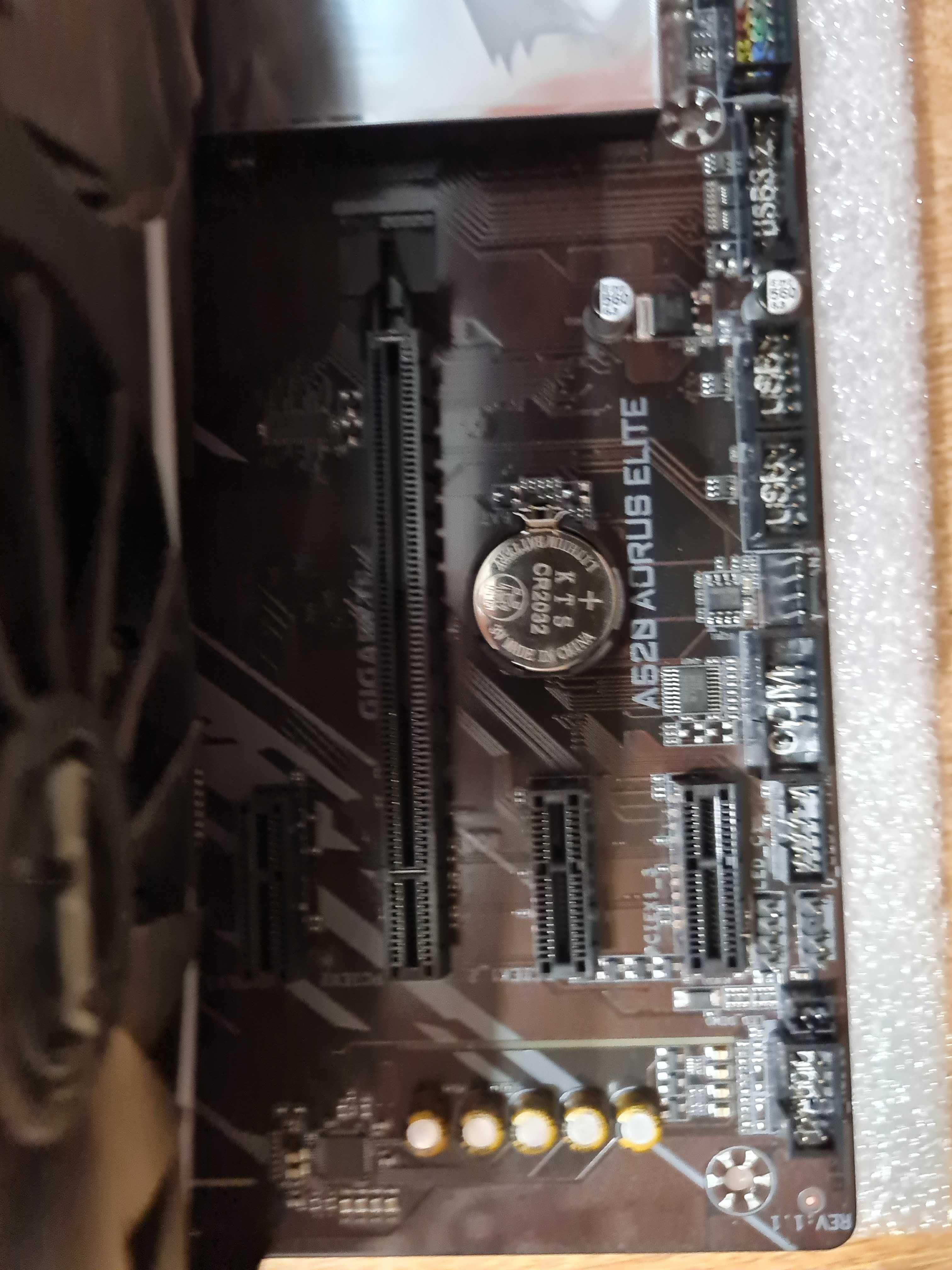 Zestaw Płyta+Procesor Ryzen 5+ karta graficzna RX580 8GB